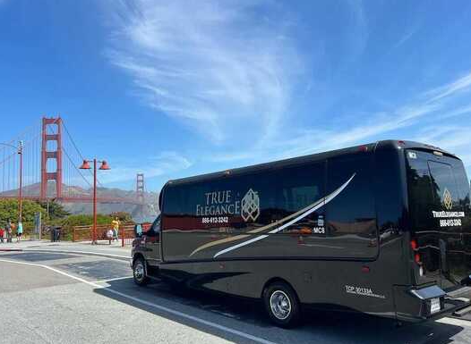 Executive shuttle bus and mini coach for Milpitas California group charters